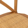 Scaun bar Isak, lemn, ratan, H.110 cm, 207322A