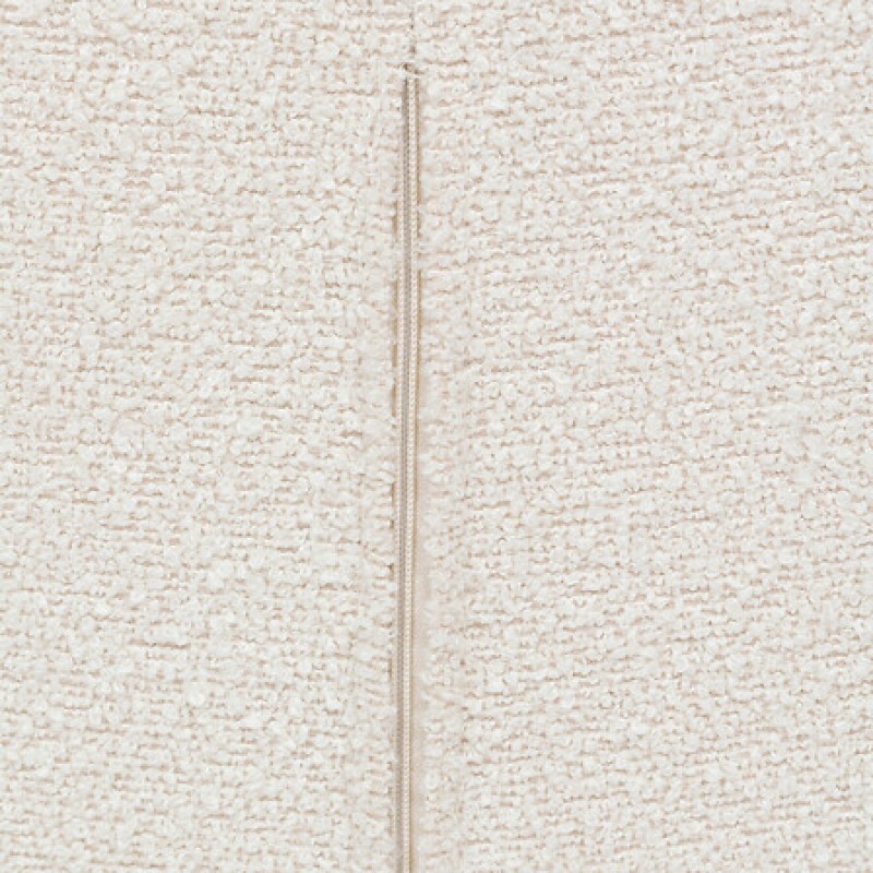 Scaun dining Visoca, metal, tesatura boucle, H.83 cm, 207334