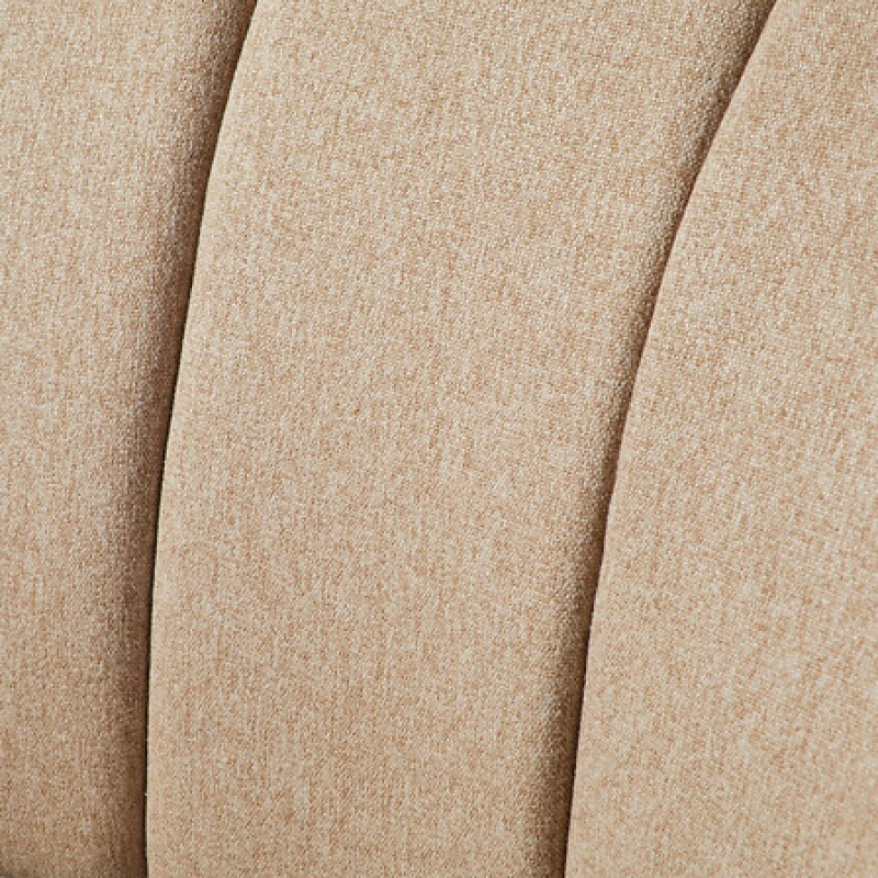 Fotoliu Naova, textil bej, H.71 cm, 207313A