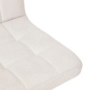 Scaun bar ajustabil Delek, metal negru, textil crem, H.102 cm, 207339A