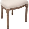 Scaun Cleon, lemn si in, bej, H.95 cm, 157191