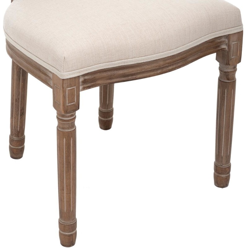 Scaun Cleon, lemn si in, bej, H.95 cm, 157191