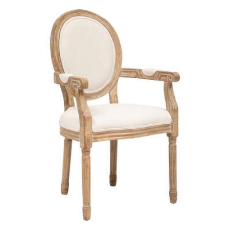 Scaun Cleon, lemn si in, bej deschis, H.95 cm, 197311A