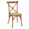 Scaun dining Isak, lemn si ratan, H.89 cm, 166636A