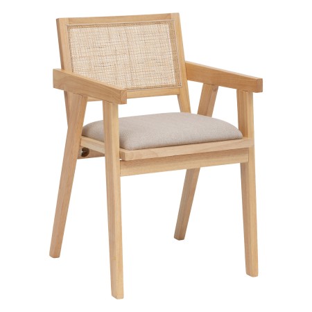 Scaun Koila, lemn si ratan, H.81 cm, 202207A