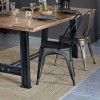 Scaun dining Niko, metal, negru, H.85 cm, 179176A