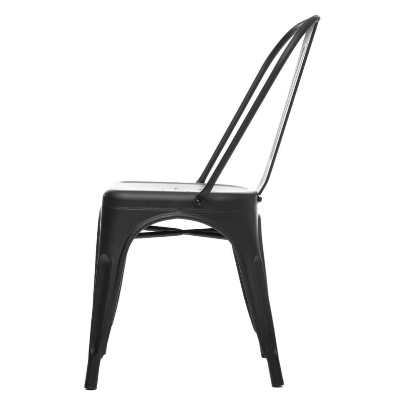 Scaun dining Niko, metal, negru, H.85 cm, 179176A