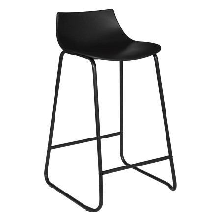 Scaun bar Otac, metal si polipropilena, negru, H.82 cm, 194619C