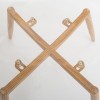 Scaun dining Taho, picioare din lemn si MDF, policarbonat transparent, H.85 cm, 157267