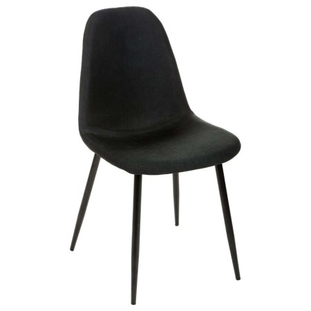 Scaun Tyka, metal, textil negru, H.86 cm, 131255C