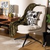 Scaun de birou rotativ Harper, textil bej deschis, H.87 cm, 207310A