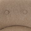 Taburet Firmin, picioare lemn, textil bej, H.58 cm, 121362T