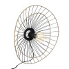 Aplica Interior Alara, negru/bej, 1XE27, D.45 cm, 186376