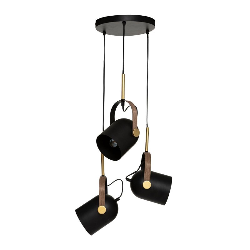 Lustra Interior Bil, metal, negru, 3xE27, D.25 cm, 181947