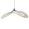 Suspensie Cosy, metal, bej/negru, 1XE27, D.75 cm, 190714