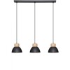 Lustra Interior Desy, metal, negru, 3xE27, L.64 cm, 190633