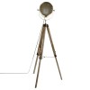 Lampadar Interior Ebor, metal, lemn, maro/bronz, 1xE27, H.150 cm, 136707