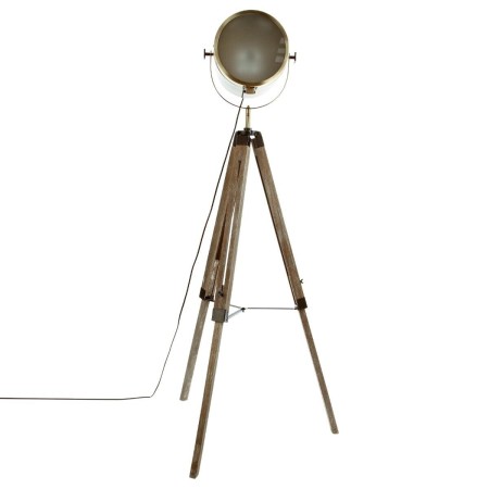 Lampadar Interior Ebor, metal, lemn, maro/bronz, 1xE27, H.150 cm, 136707