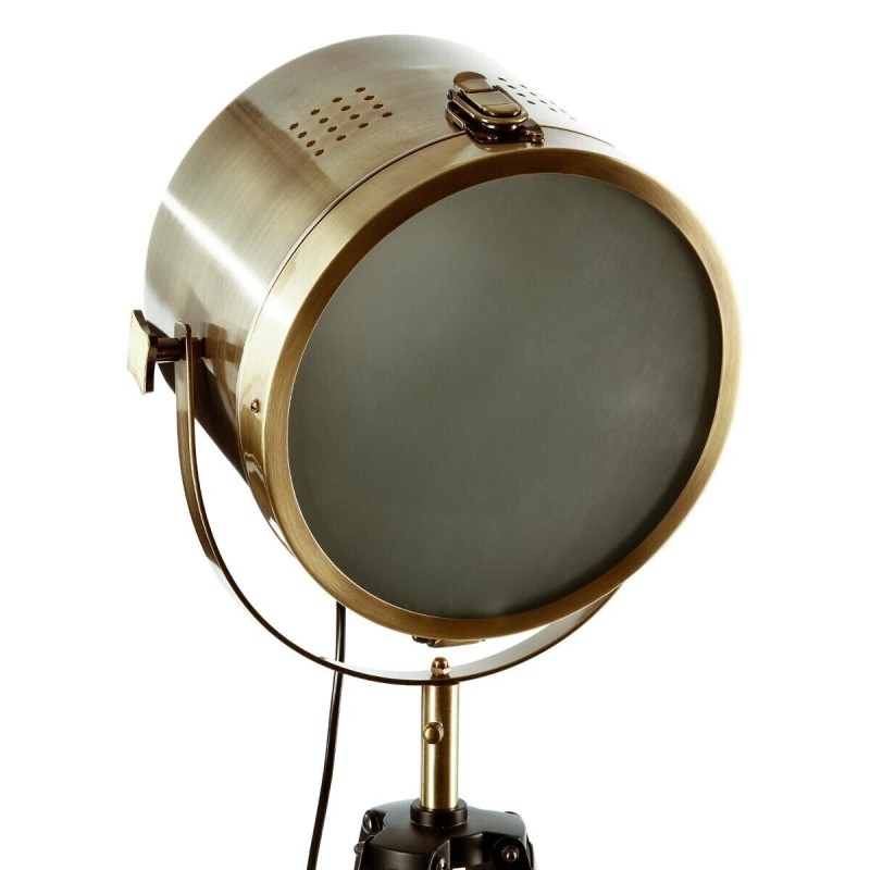 Lampadar Interior Ebor, metal, lemn, maro/bronz, 1xE27, H.150 cm, 136707