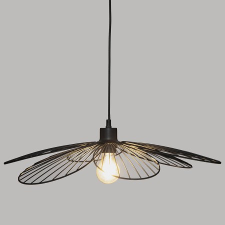 Suspensie Fleur, metal, negru, 1XE27, D.57 cm, 186389