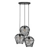 Lustra Interior Jena, metal, negru, 3xE27, D.25 cm, 190645