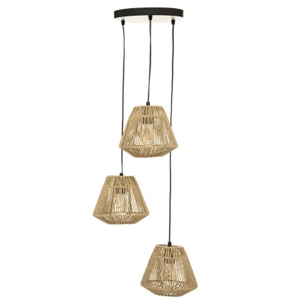 Lustra Interior Jily, metal, natur, 3xE27, D.25 cm, 182476