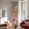 Lustra Interior Jily, metal, natur, 3xE27, D.25 cm, 182476