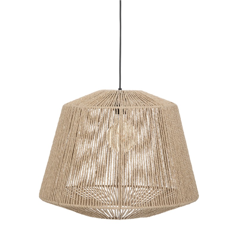 Suspensie Jily, metal, ratan, 1XE27, D.48 cm, 190631