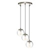 Lustra Interior Night, metal, sticla, auriu, 3xE14, D.33 cm, 186327