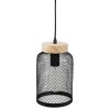 Suspensie Zely, metal, negru, 1XE27, D.15 cm, 161721A