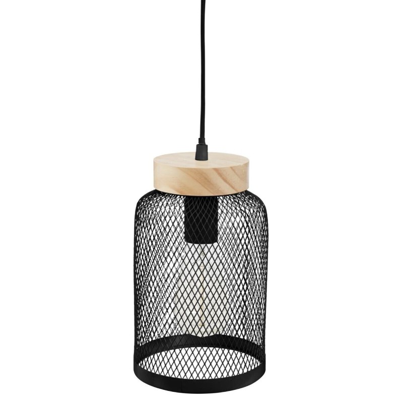 Suspensie Zely, metal, negru, 1XE27, D.15 cm, 161721A