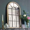 Oglinda Zoe, rama din lemn natur, metal negru, H.106cm, 141132