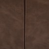 Scaun dining Olwen, picioare metal negru, poliuretan, maro, H.81 cm, 179033A