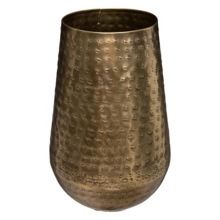 Vaza Oasis, metal, auriu, H.23 cm, 181410