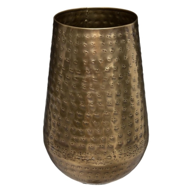 Vaza Oasis, metal, auriu, H.23 cm, 181410