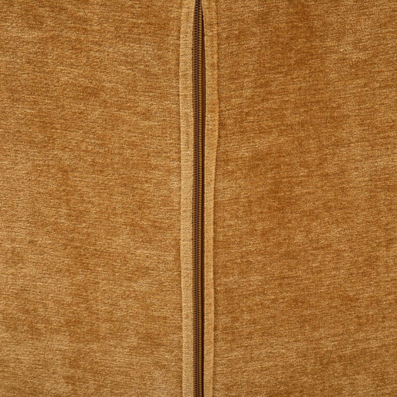 Fotoliu rotativ Edith, metal, textil galben ocru, H.73 cm, 197324B