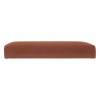 Taburet Tess, MDF, catifea, ambra, pliabil, 38x38 cm, 156910I