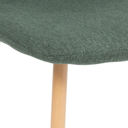Scaun Roka, metal, textil verde, H.87 cm, 140295O