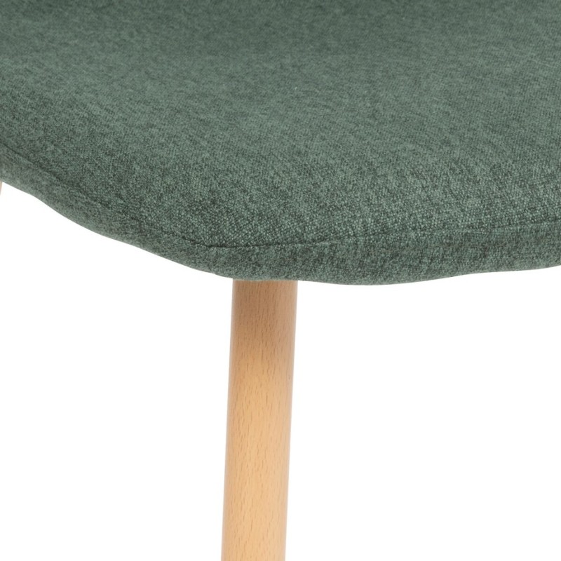 Scaun Roka, metal, textil verde, H.87 cm, 140295O