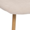 Scaun Roka, metal, textil crem, H.87 cm, 140488H