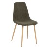 Scaun Roka, metal, textil khaki, H.87 cm, 140488I