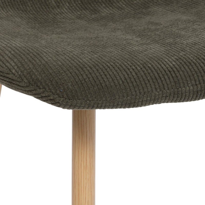 Scaun Roka, metal, textil khaki, H.87 cm, 140488I