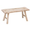 Bancheta din lemn de plop, Woody, L. 70 cm, 202230