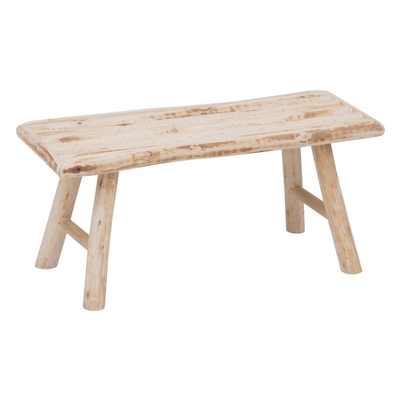 Bancheta din lemn de plop, Woody, L. 70 cm, 202230