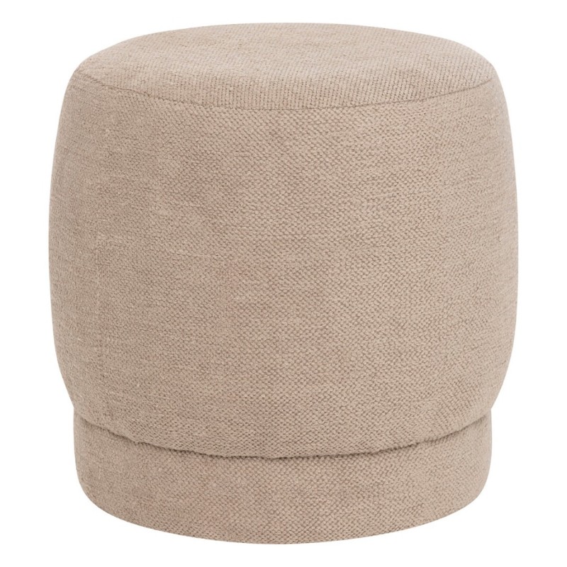 Taburet Amea, boucle, taupe, D.39 cm, 202265C