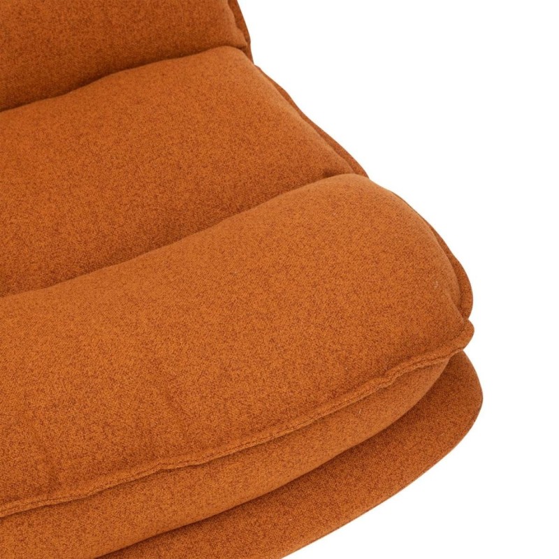 Scaun de birou rotativ Harper, textil caramiziu, H.87 cm, 207310C
