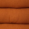 Scaun de birou rotativ Harper, textil caramiziu, H.87 cm, 207310C