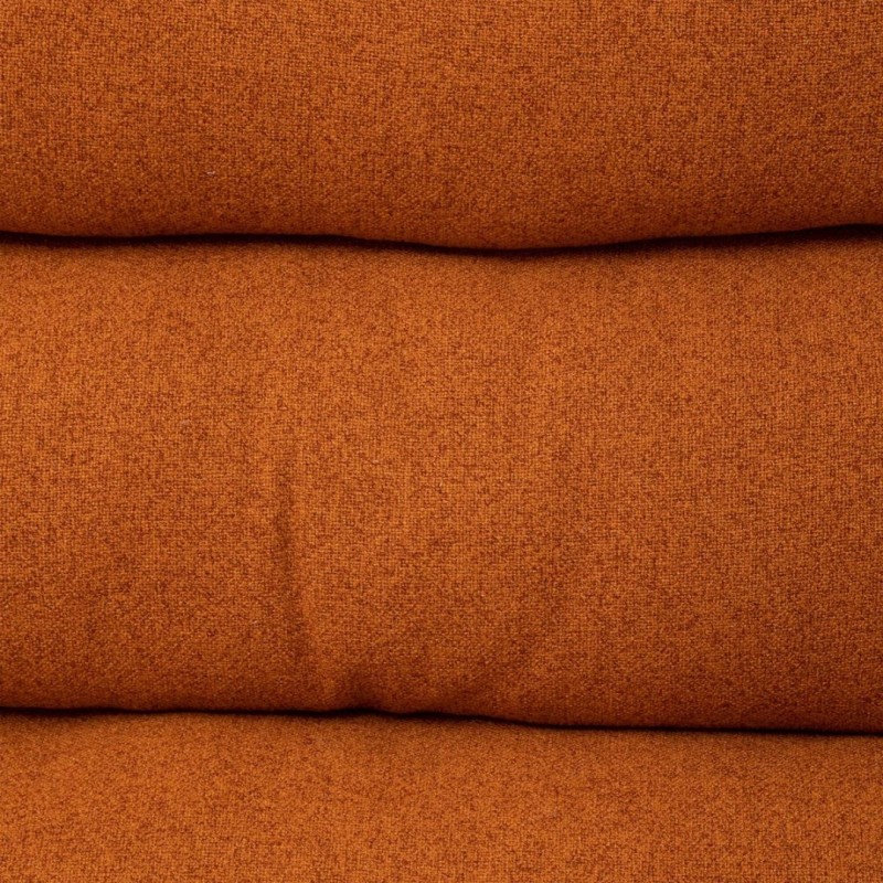 Scaun de birou rotativ Harper, textil caramiziu, H.87 cm, 207310C