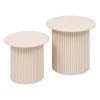 Set 2 masute cafea Eino, MDF, bej, D.40 cm, 206022