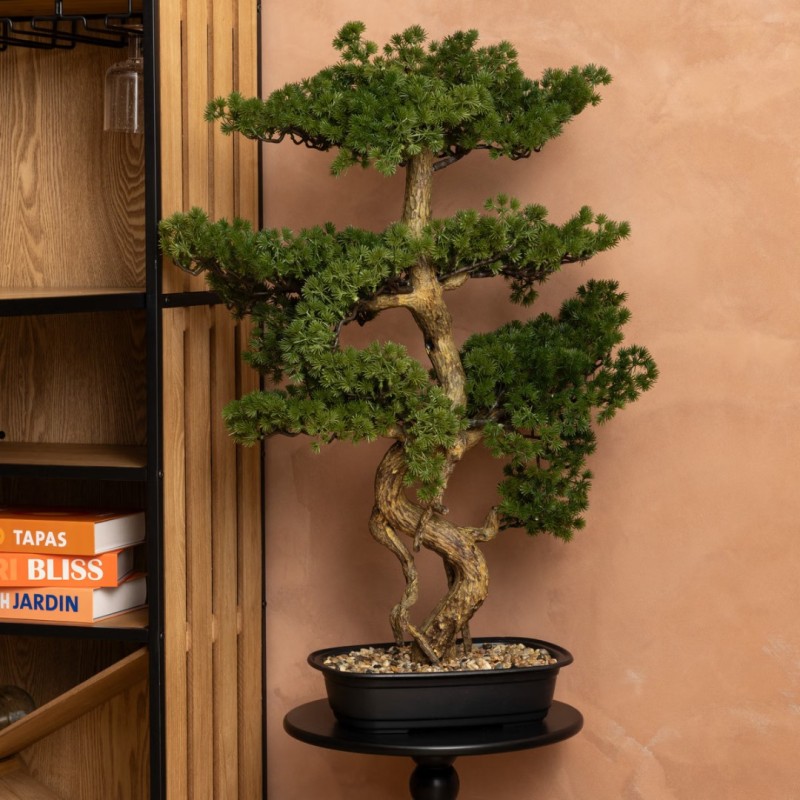 Bonsai artificial Polin, ghiveci ceramic, H.86 cm, 206547